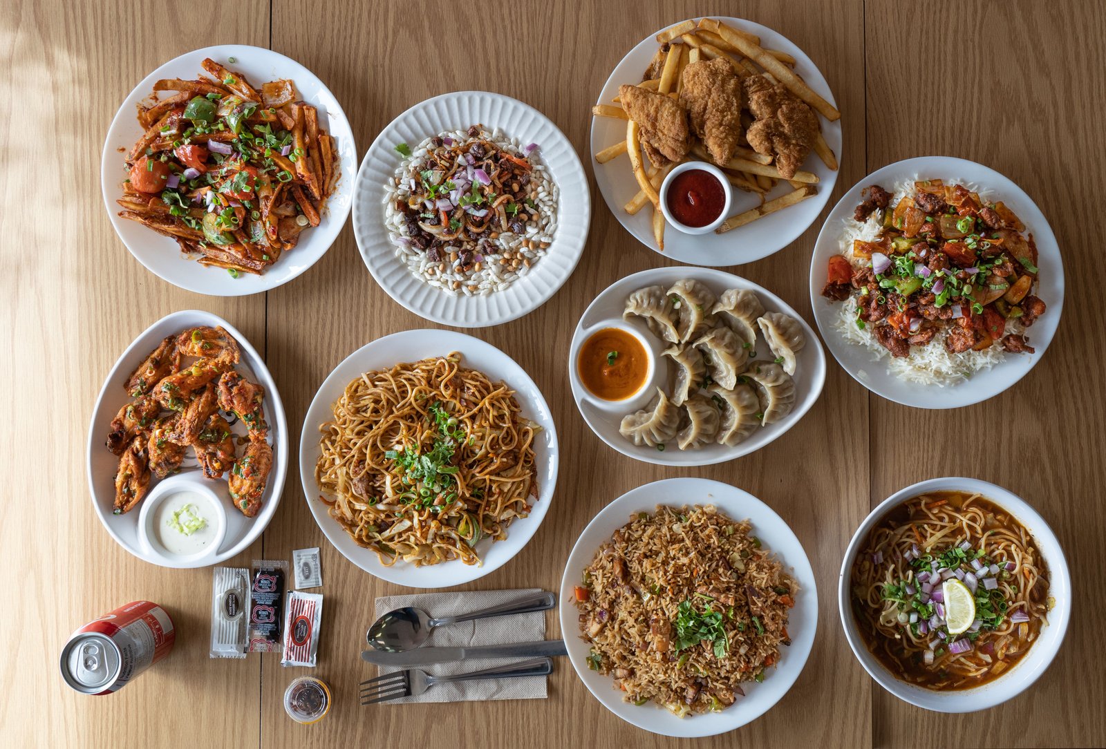 Dining feast at Tandoori Wok